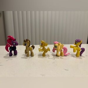 5 My Little Pony 2014/2017 Mini Figures